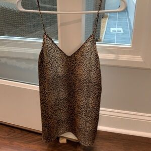 Leopard Low Back Tank